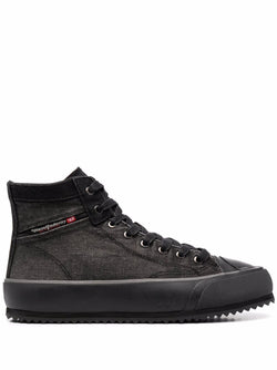 DIESEL HIGH-TOP LACE-UP TRAINERS