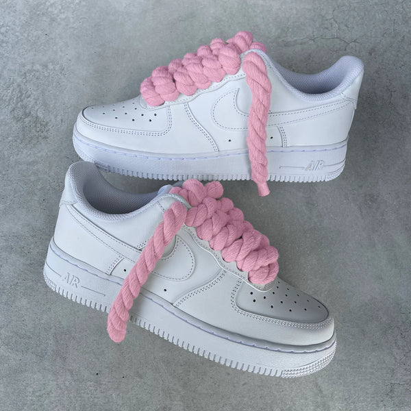 AIR FORCE 1 - Rope laces (pink)