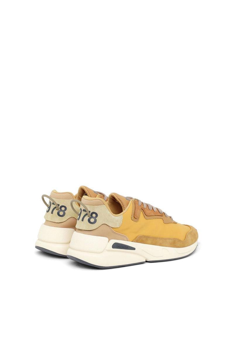 DIESEL UNLINED SNEAKERS IN MESH AND SUEDE