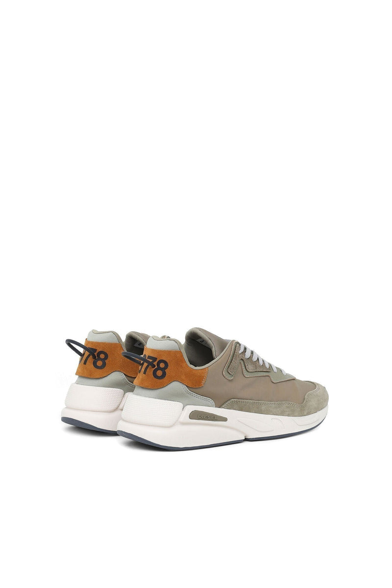 DIESEL UNLINED SNEAKERS IN MESH AND SUEDE