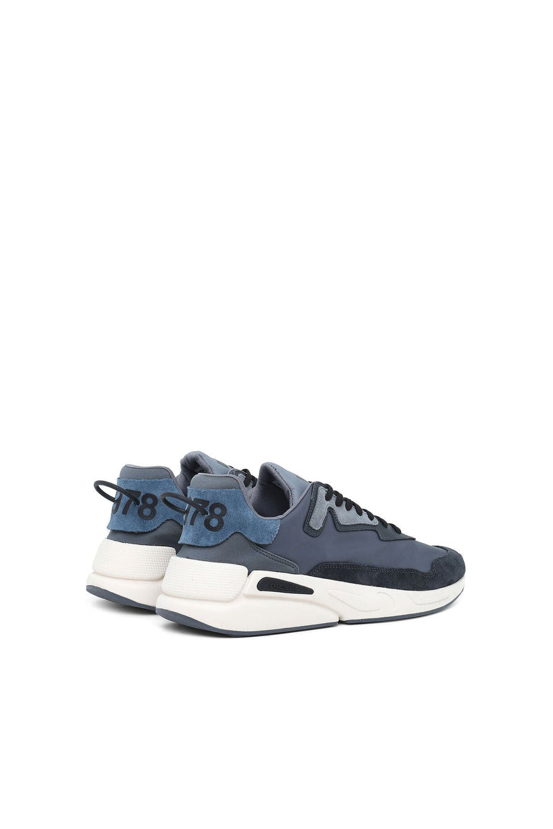 DIESEL UNLINED SNEAKERS IN MESH AND SUEDE