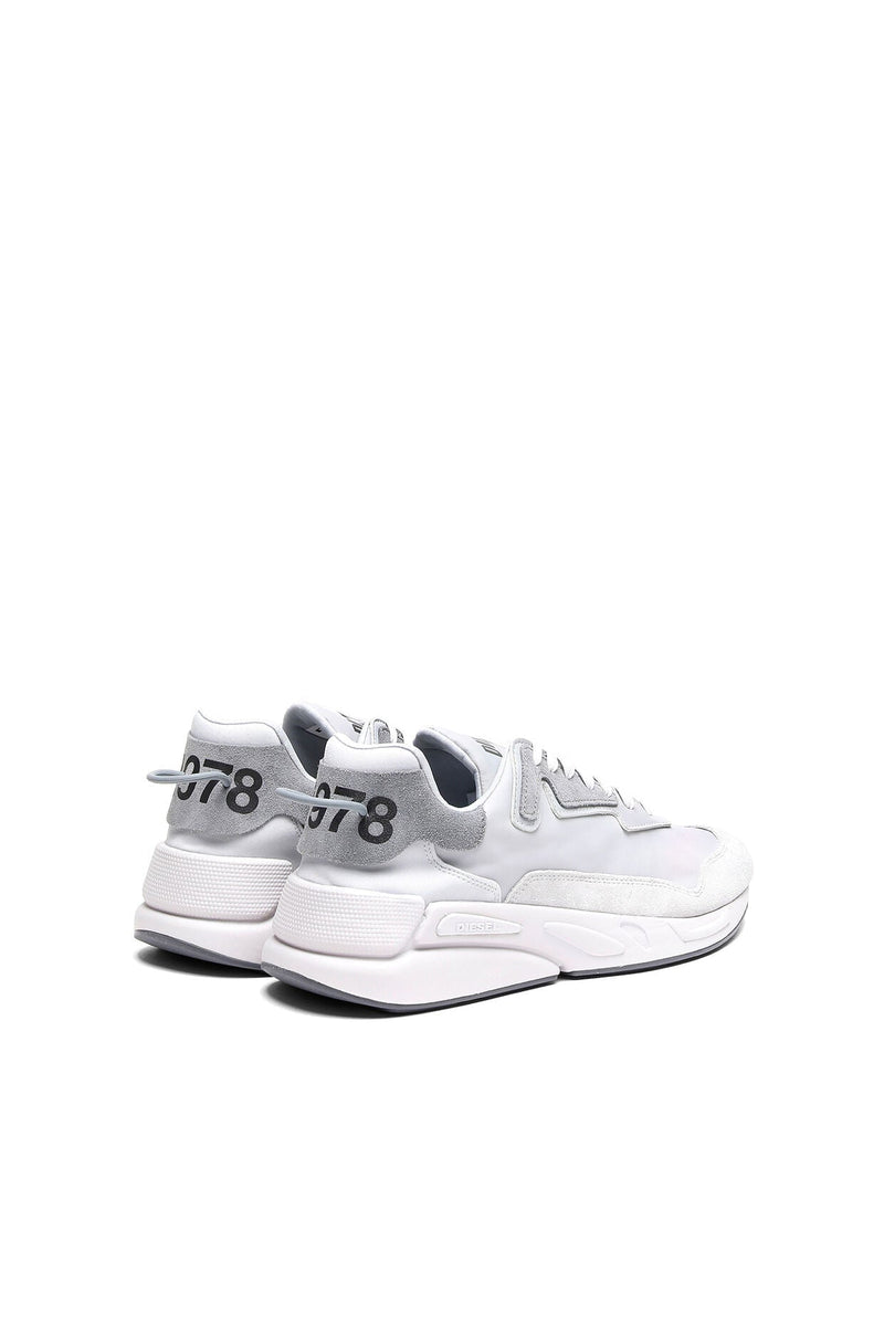 DIESEL UNLINED SNEAKERS IN MESH AND SUEDE