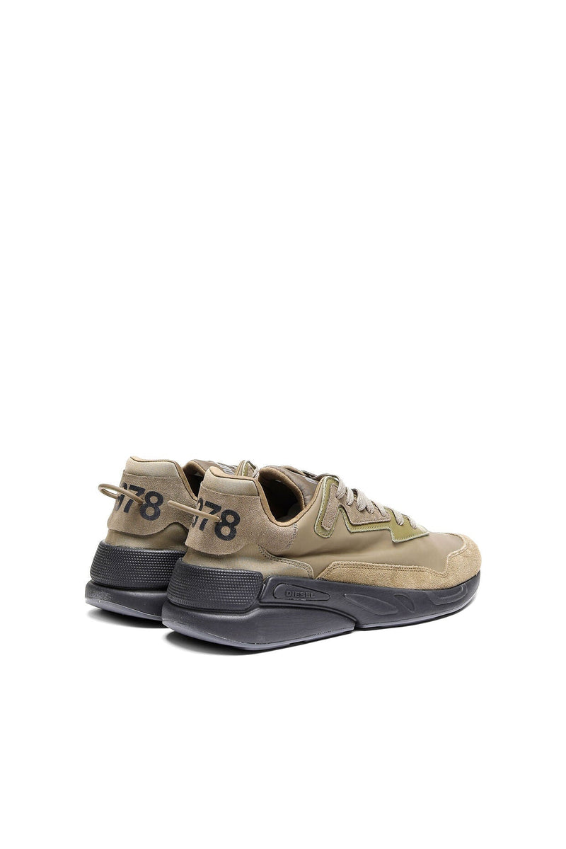 DIESEL UNLINED SNEAKERS IN MESH AND SUEDE