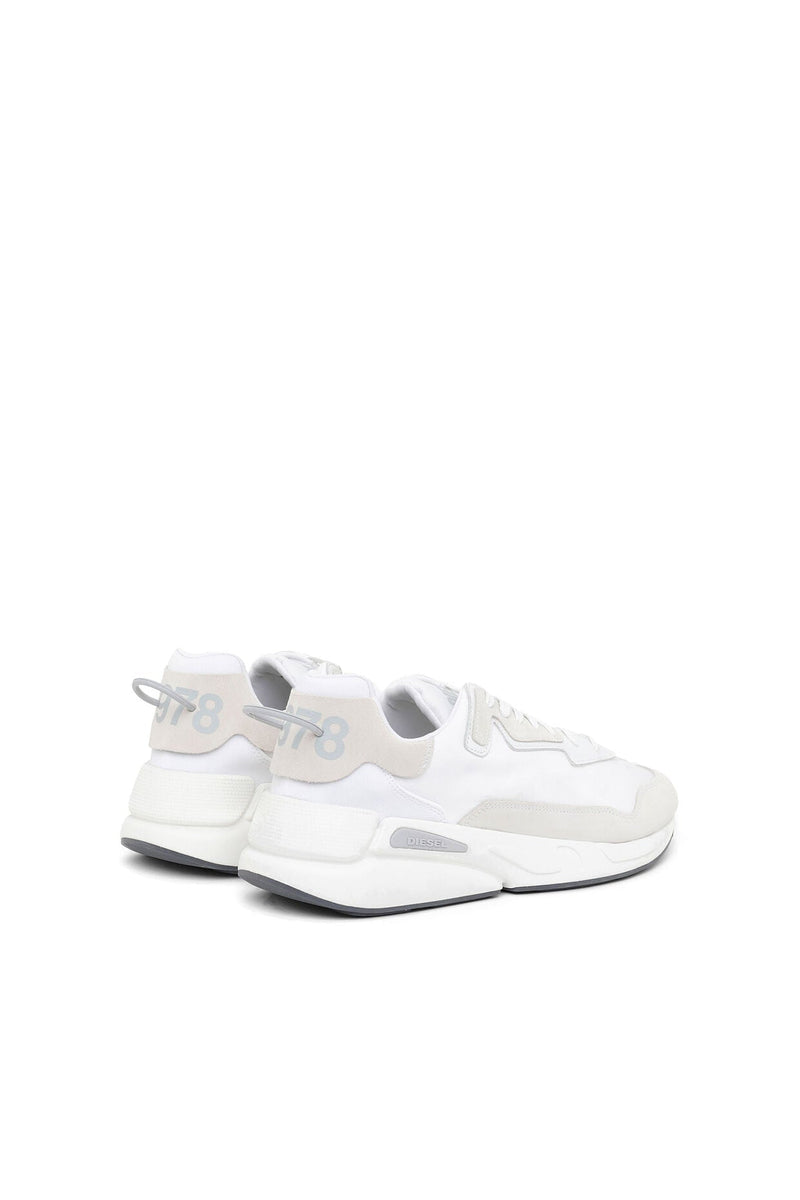 DIESEL UNLINED SNEAKERS IN MESH AND SUEDE