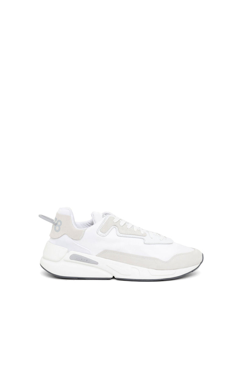 DIESEL UNLINED SNEAKERS IN MESH AND SUEDE