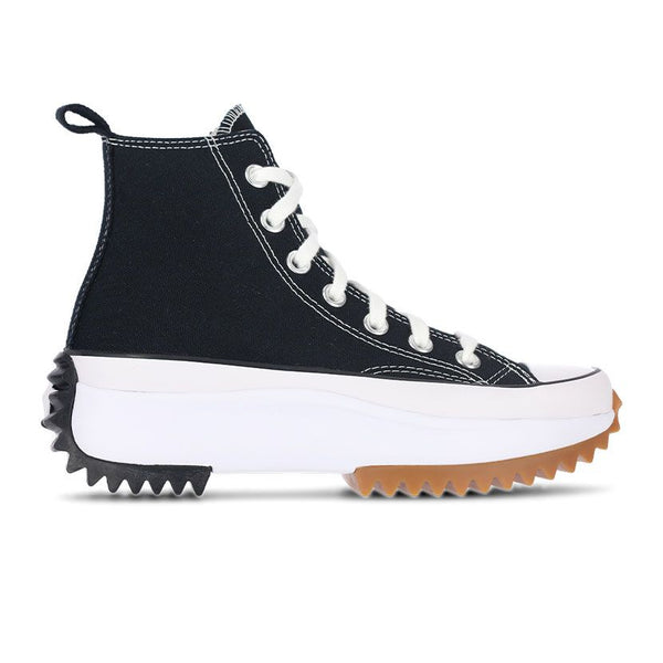 Converse Run Star Hike HI Platform Womens Shoes Black/White